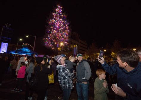 Christmas tree lightings in Sonoma County