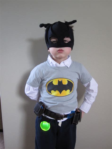 DIY Batman Belt and Mask - No Time For Flash Cards