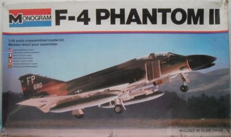 MONOGRAM 1/48 5800 F-4 PHANTOM II Model Kit