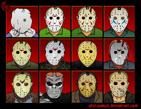 Jason Voorhees Evolution by XAMOEL on DeviantArt