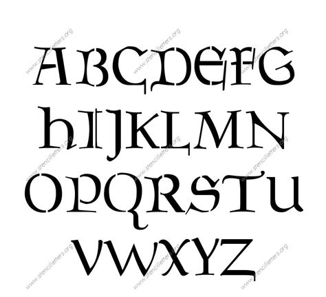 Decorative Celtic Number Stencils 0 to 9 | Stencil Letters Org