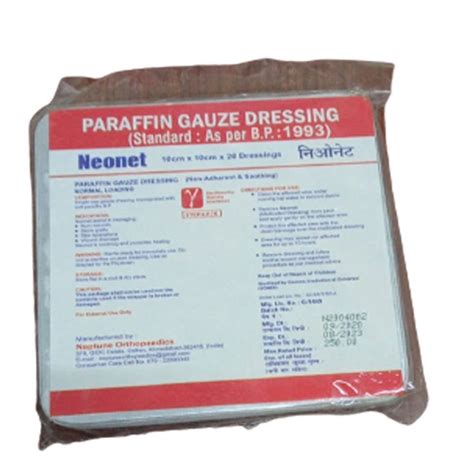 Paraffin Gauze Dressing B.P. (Neonet ), For Stem Bleeding at Rs 52/pack in Ahmedabad