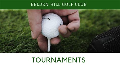 Belden Hill's Course Sponsored Tournaments for 2020! - Belden Hill Golf Club