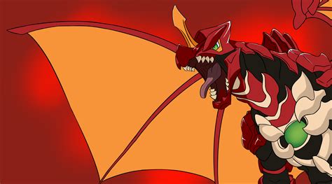 Pyros Dragonoid Bakugan Armored Alliance FanArt (Finished) : r/Bakugan