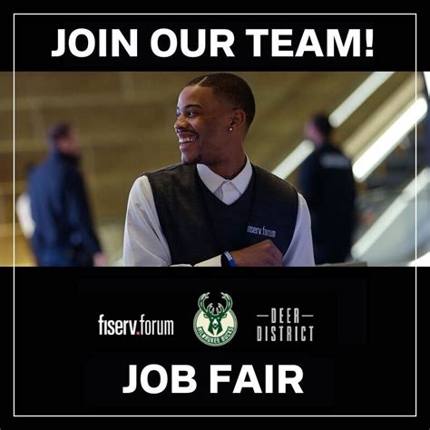 Milwaukee Bucks, Fiserv Forum and Levy to Host Career Fairs on August ...