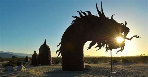 Metal Sculptures in Borrego Springs | Galleta Meadows Sculpture