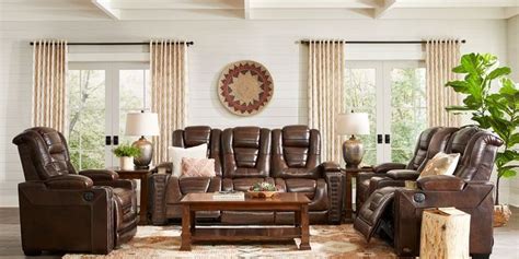 Leather Living Room Furniture Sets (sofa & loveseat) | Living room sets furniture, Living room ...