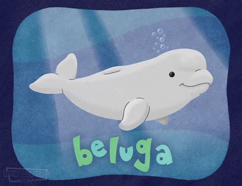 Canadian Animals: Beluga Whale by RobDemersArt on Newgrounds