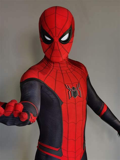 Replica costume ' Spider-Man Far From Home suit open | Etsy