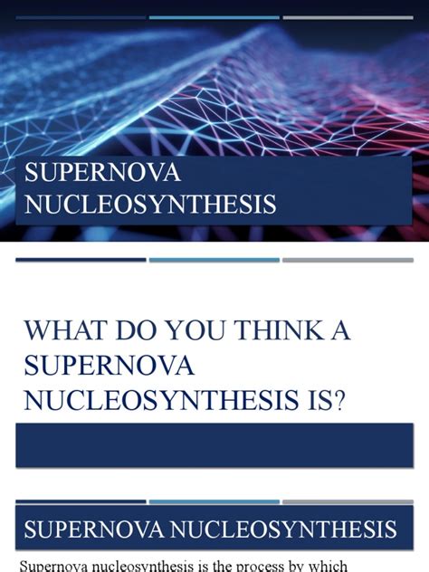 Supernova nucleosynthesis | PDF