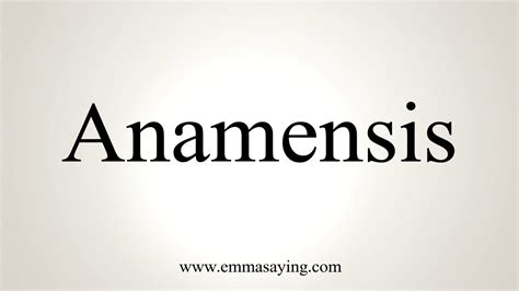 How To Pronounce Anamensis - YouTube