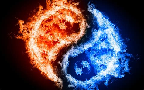 Red and Blue Fire Wallpaper - WallpaperSafari