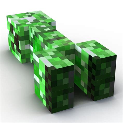 Minecraft Creeper 3D Model $19 - .3ds .c4d .fbx .obj .max .ma - Free3D