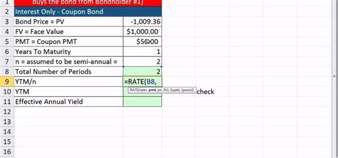 How to Calculate YTM and effective annual yield from bond cash flows in Excel « Microsoft Office