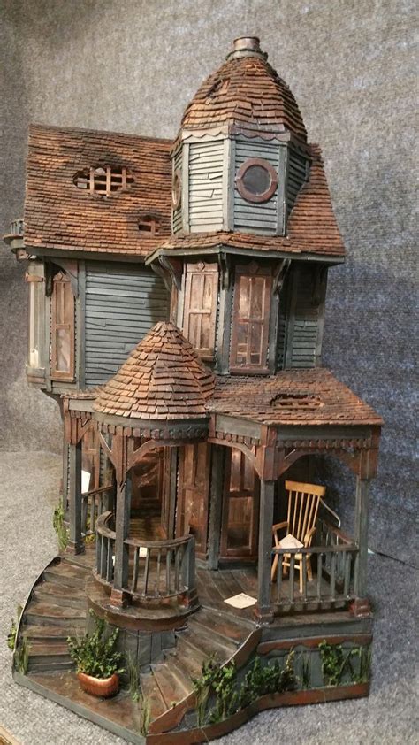 Greggs Miniature Imaginations: Haunted Mansion made out of Cardboard ...