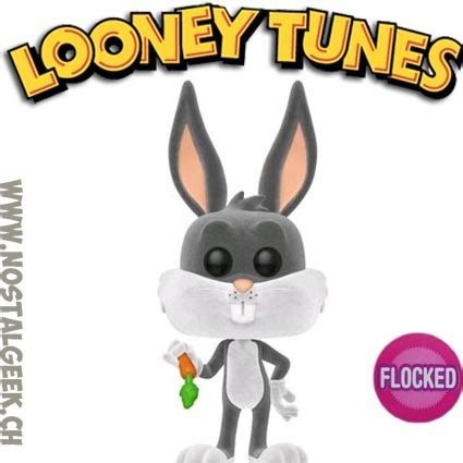 Figurine Funko Pop Cartoons Looney Tunes Bugs Bunny Flocked Edition...