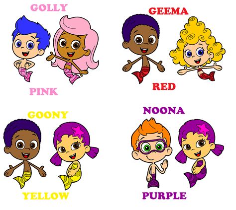 Image - Lovely couples names and colors..png | Bubble Guppies Wiki ...