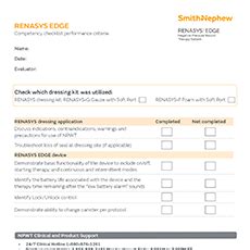 RENASYS EDGE Application | SN NPWT Portal