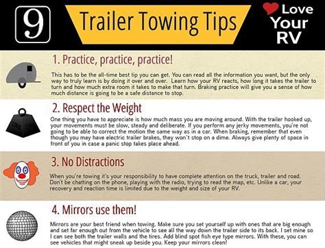 Trailer Towing Tips Infographic