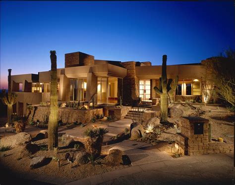 arizona architecture | Modern Desert House For Luxury Life In The Nature, Scottsdale, Arizona ...