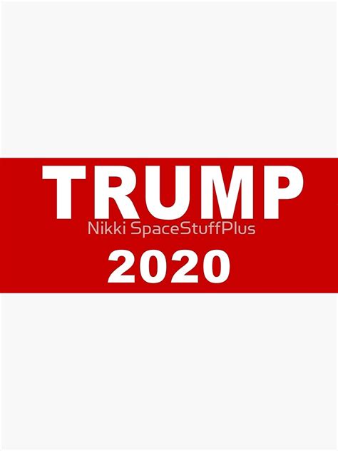 "Trump 2020 Logo" Poster by Spacestuffplus | Redbubble