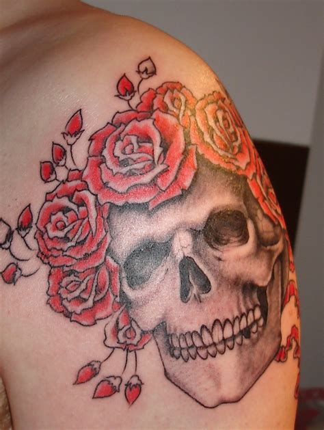 skull tattoo | image based on skeleton poster from grateful … | Flickr