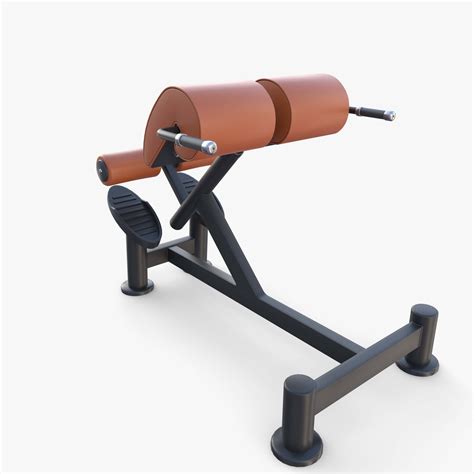 Hyperextension Bench - 3D Model by dragosburian