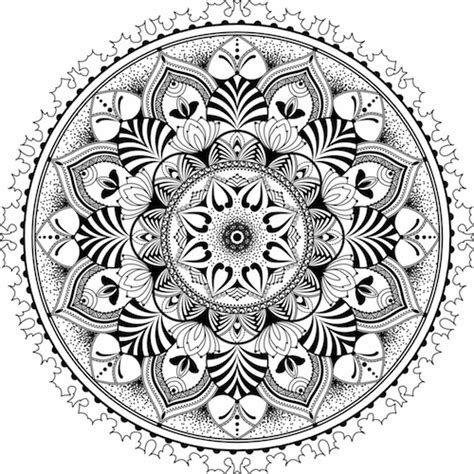 Zentangle Mandala - Mandalas For The Soul