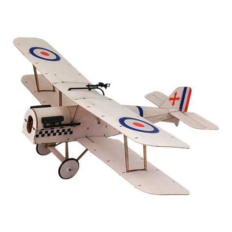 Royal Aircraft Factory SE5a Balsa Wood 378mm Wingspan Biplane Warbird Aircraft Model Light Wood ...
