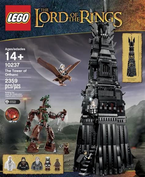 LEGO Lord of the Rings Tower of Orthanc 10237 Giant Set Revealed ...