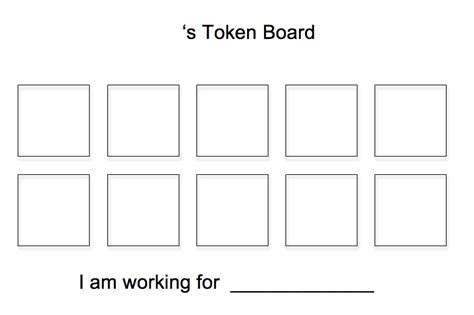 Free Printable Token Board Printable