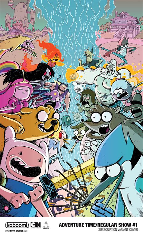 An Adventure Time/Regular Show Crossover Comic is Coming in August