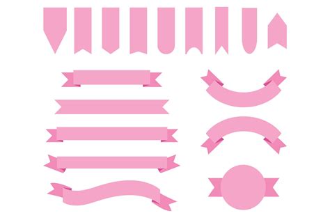 Light Pink Banner Clipart