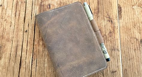 How to Make a Leather Notebook Cover - WeAllSew