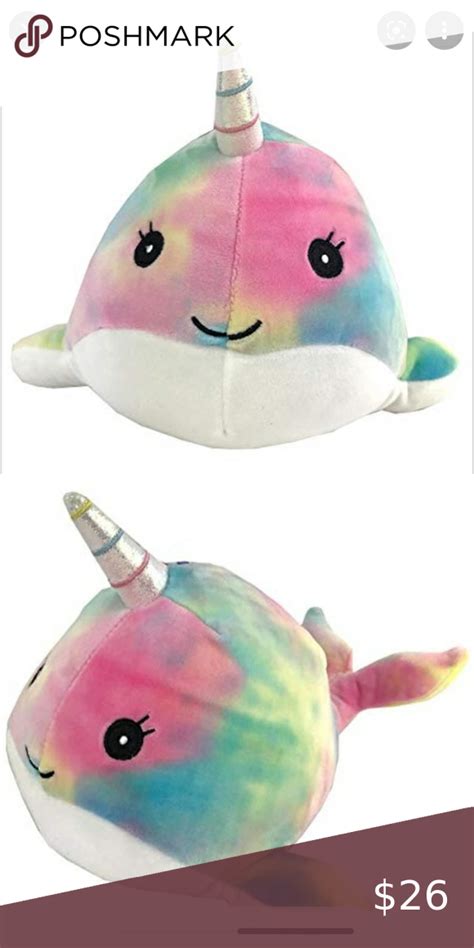 Squishmallows Natalie Narwhal KellyToy Plush 8” Stuffed Animal Toy ...