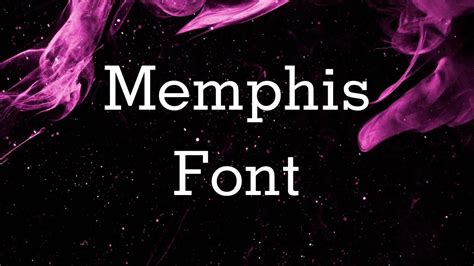 Memphis Font Free Download