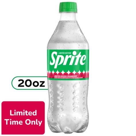 Sprite® Winter Spiced Cranberry Soda Bottle, 20 fl oz - Kroger