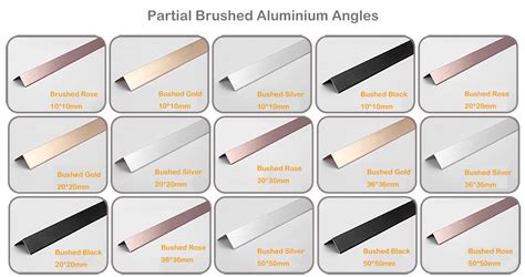 Brushed Aluminum Angle Trim Manufacturer & Supplier