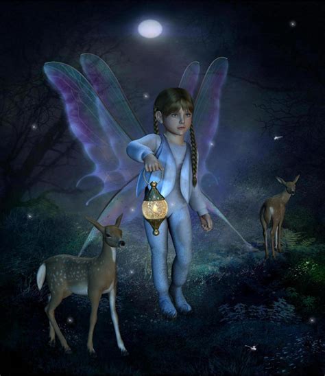 Little fairy lost in the woods by adriediana on DeviantArt