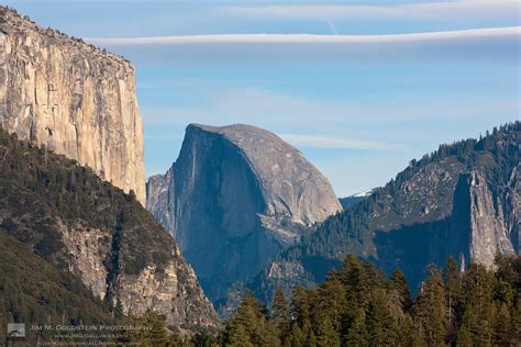 Half Dome and El Capitan, Yosemite | Jim M. Goldstein Photography