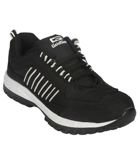 Goldstar Black Running Shoes - Buy Goldstar Black Running Shoes Online ...