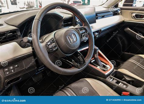 Interior of New Model of Honda HR-V Hybrid Editorial Image - Image of ...