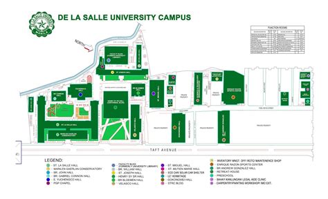 Dlsu map - Dlsu taft map (Philippines)