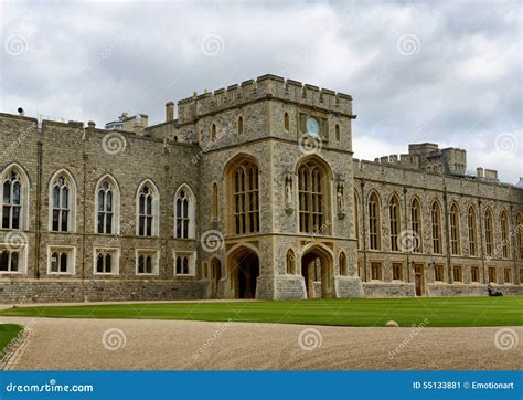 State Rooms in Windsor Castle, Berkshire, UK Stock Image - Image of heritage, cloudy: 55133881