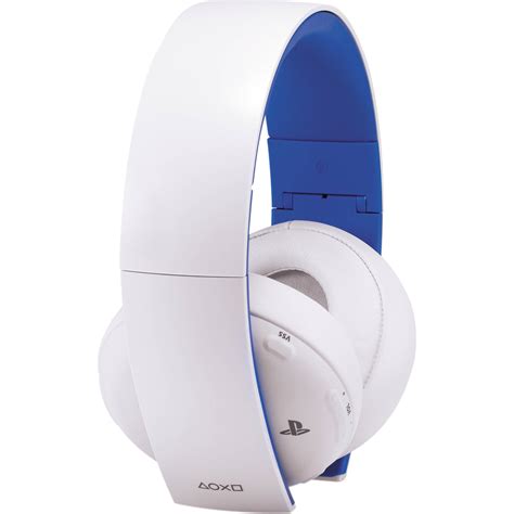 Sony PlayStation Gold Wireless Headset (White) 3000438 B&H Photo