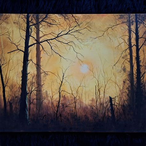 Fine Art Oil Painting on Canvas ethereal Forest - Etsy