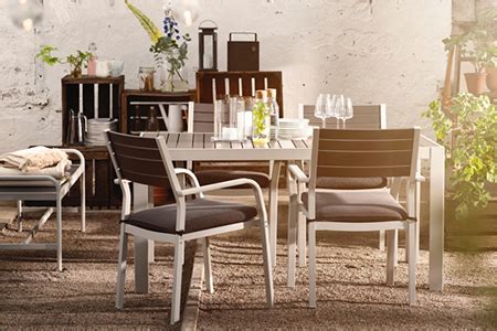 SJÄLLAND - table, outdoor, light brown/light grey | IKEA Hong Kong and ...