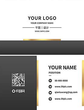 Black Gold Gray Minimalist Business Card Template Download on Pngtree