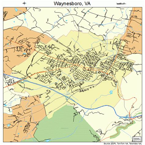 Waynesboro Va Zip Code Map - United States Map