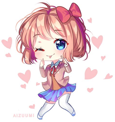 Chibi Sayori [+Video] by Aizuumi on DeviantArt